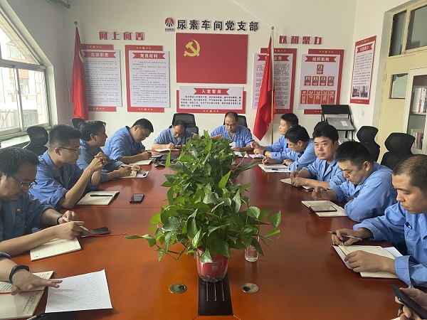 9月11日，公司總工程師馬軍忙參加尿素車間三季度組織生活會.jpg